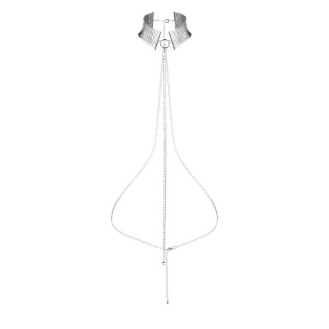 Accesorii Sexy Colier Tip Choker Désir Métalique, Argintiu