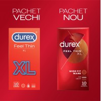  Prezervative Durex Feel Thin Xl 10 Bucati