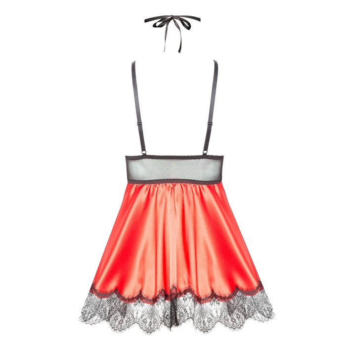 Desu Sexy Eve Chemise Red - Rosu L/xl, S-m 6