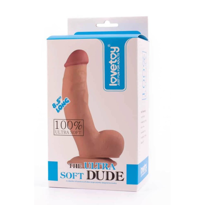 Dildo Clasic The Ultra Soft Dude, Natural, 21 Cm 5