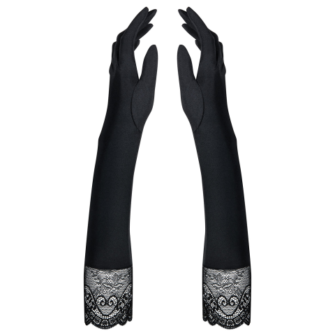 Accesorii Sexy Manusi Sexy Cu Dantela Miamor, Negru