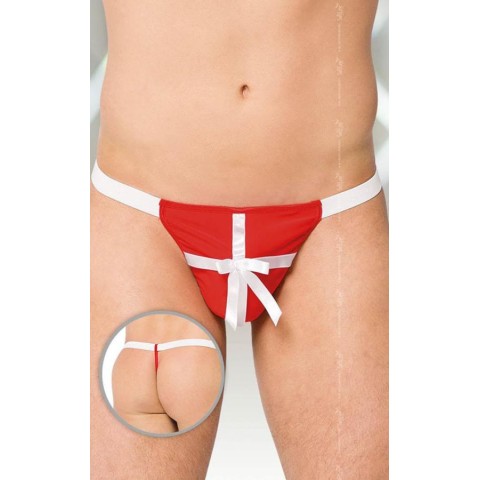 Lenjerie sexy barbati Chiloti Fantezie String Cadou, Rosu, S/l