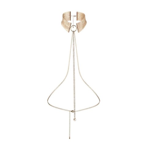 Colier Tip Choker Désir Métalique Collar, Auriu