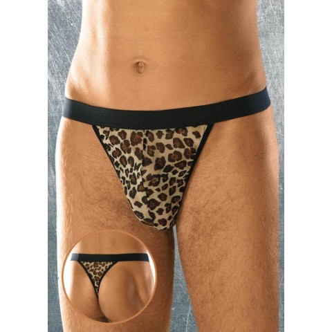Lenjerie sexy barbati Chiloti Tanga Panther, S/l