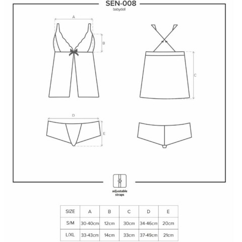 Baby doll Babydoll Obsessive Sensual Sen-008